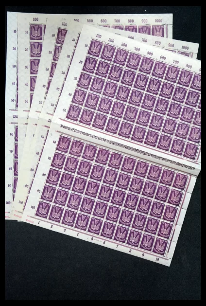 40560 German Reich complete inflasheets. - Image 1