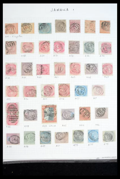 40829 Jamaica cancels 1870-1950. - Image 1