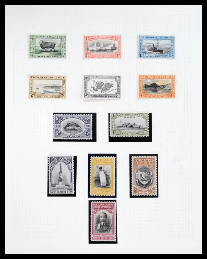40525 Falkland Islands supercollection 1869-1970. - Image 1