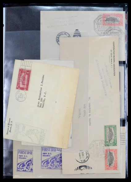 40983 Filipines first day cover collection 1926-2011. - Image 1