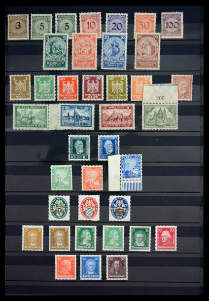 40988 Germany Reich mint never hinged 1923-1938. - Image 1