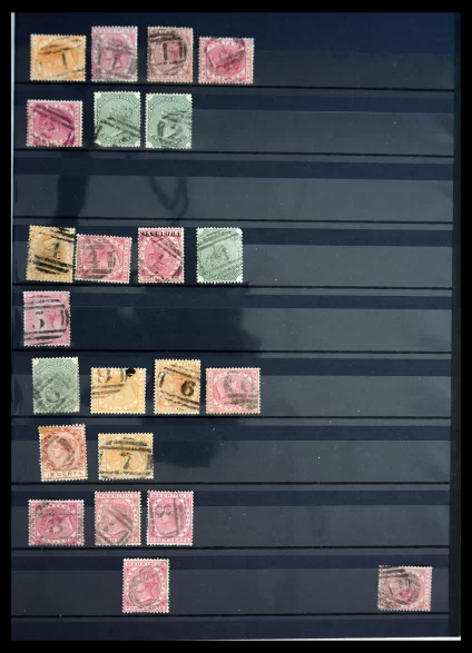 40845 Mauritius cancellation collection 1858-1970. - Image 1