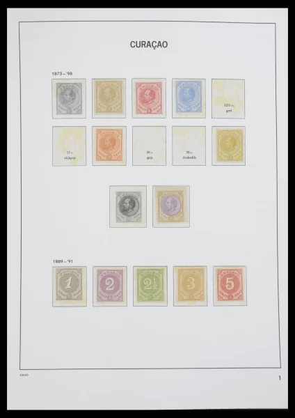 41014 Curacao/Antilles 1873-1969. - Image 1