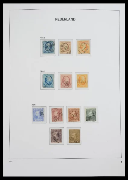 41017 Netherlands 1852-1963. - Image 1