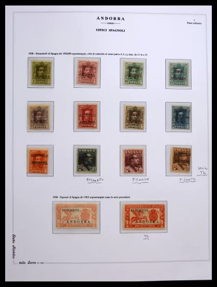 41063 Spanish Andorra 1928-1996. - Image 1