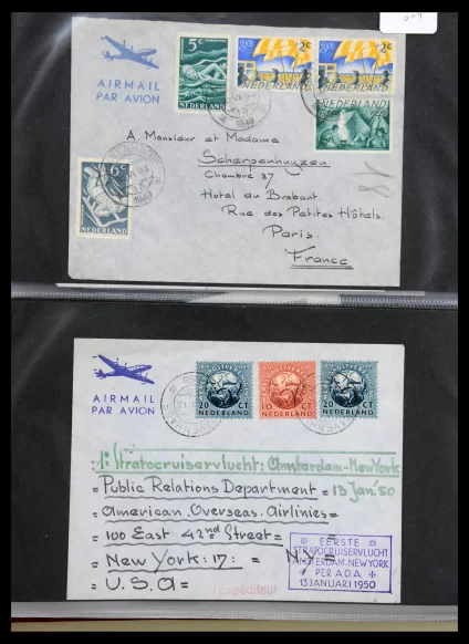 41072 Netherlands airmail covers 1934-1959. - Image 1