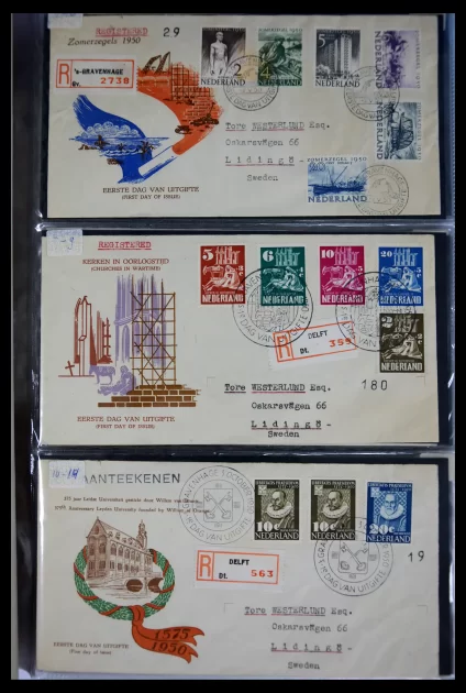 41073 Netherlands first day covers complete 1950-1982. - Image 1
