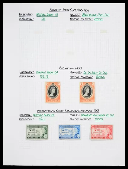 41099 Barbados 1953-2010. - Image 1
