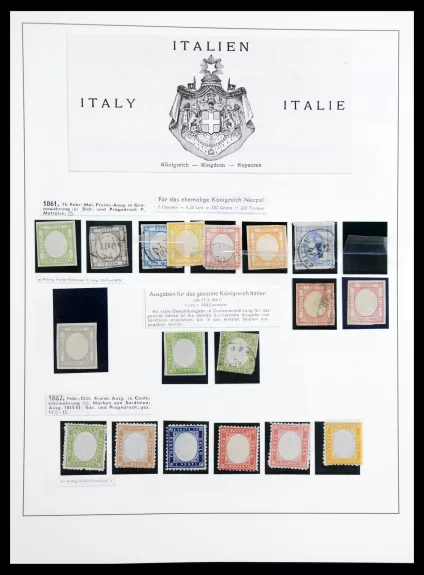 41128 Italy, territories and colonies 1861-1981. - Image 1