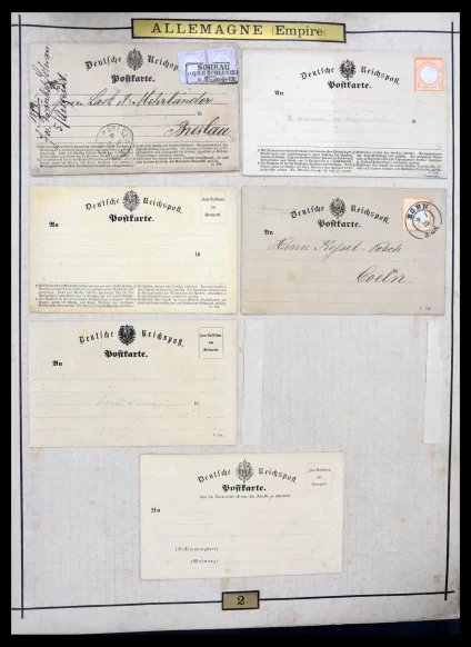 40968 Germany postal stationary collection 1846-1919. - Image 1