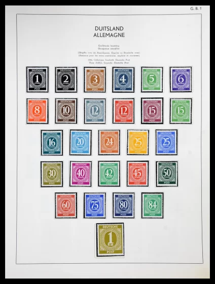 41143 German Zones 1945-1948. - Image 1