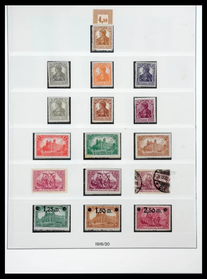 41164 Germany Reich infla complete used 1916-1923. - Image 1