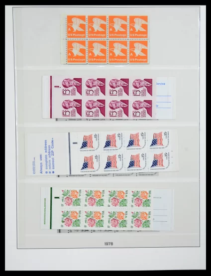 41187 USA stampbooklets 1970/90's. - Image 1