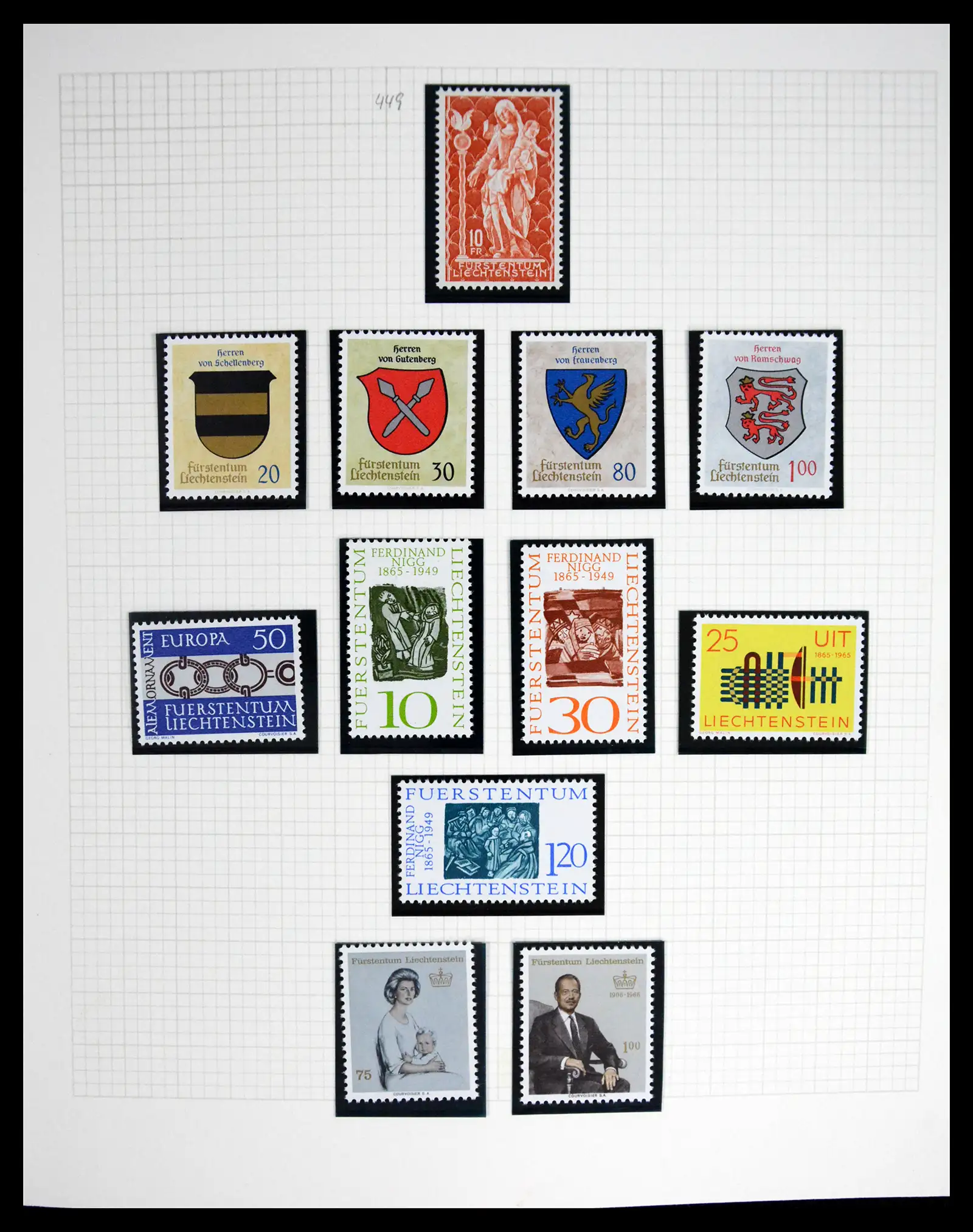 41213 0001 41213 Liechtenstein 1965-2009. - Image 1