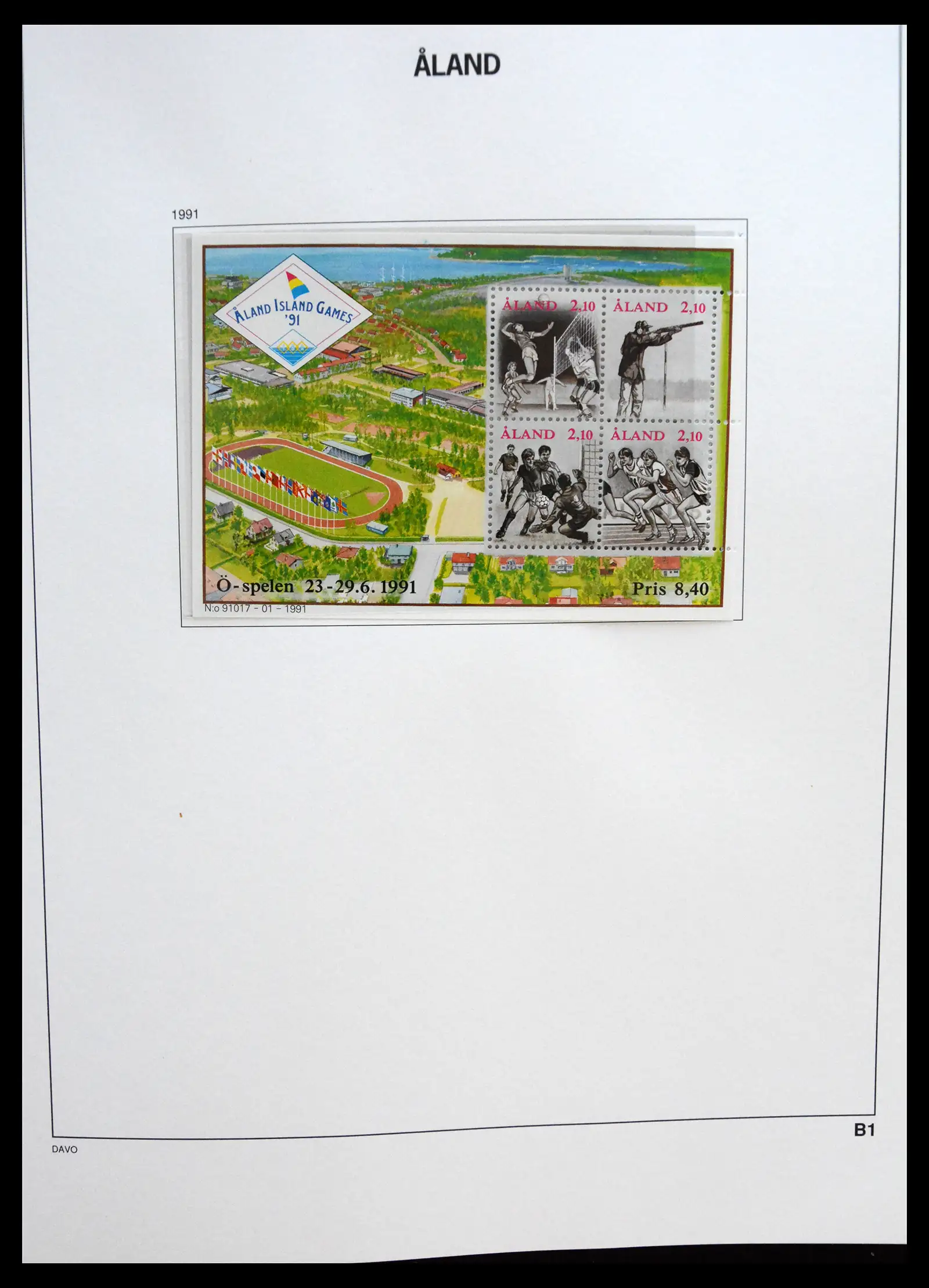 41319 0001 41319 Aland complete mint never hinged 1983-2017. - Image 1