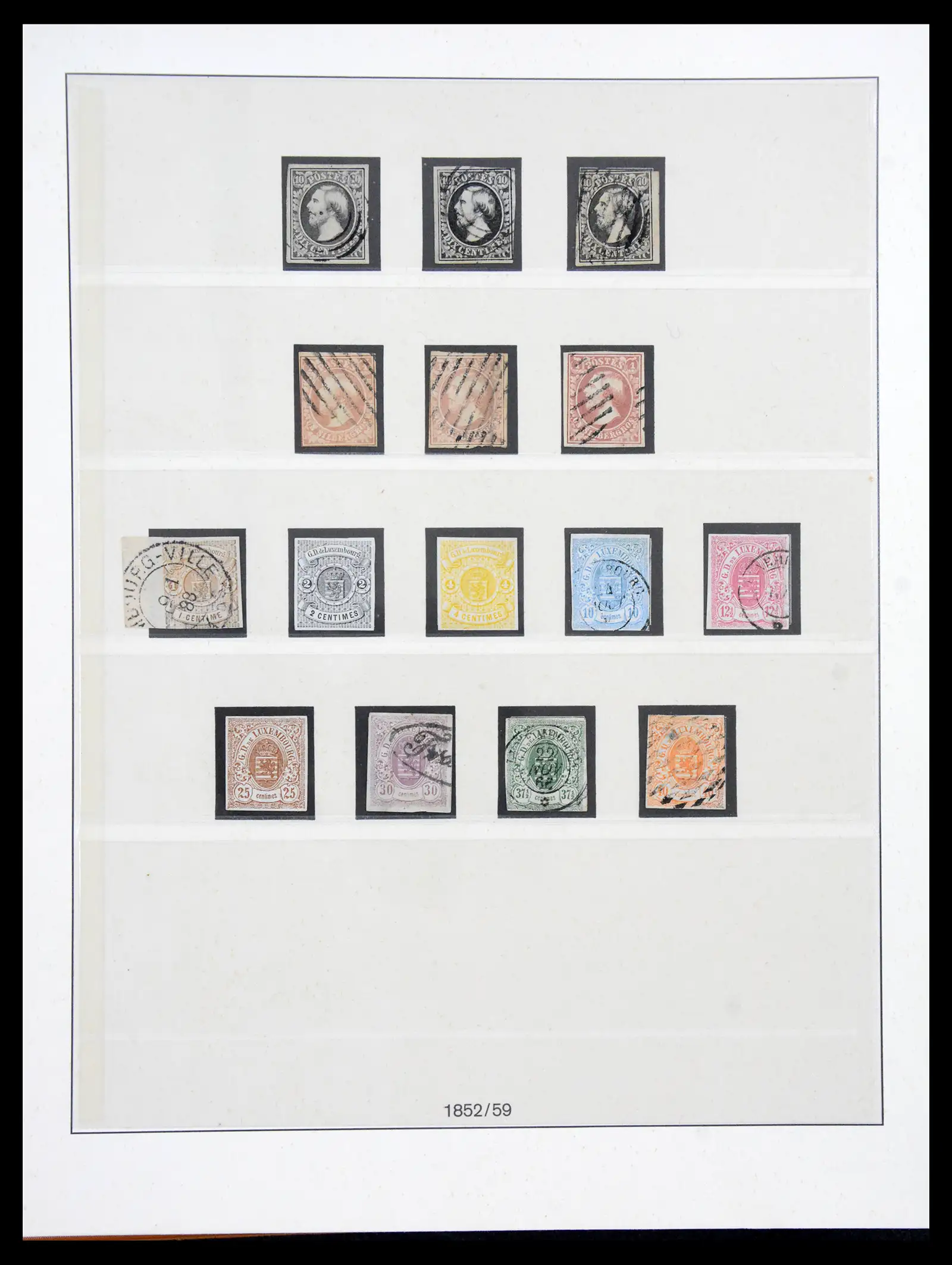 41140 0001 41140 Luxembourg COMPLETE 1852-1955. - Image 1