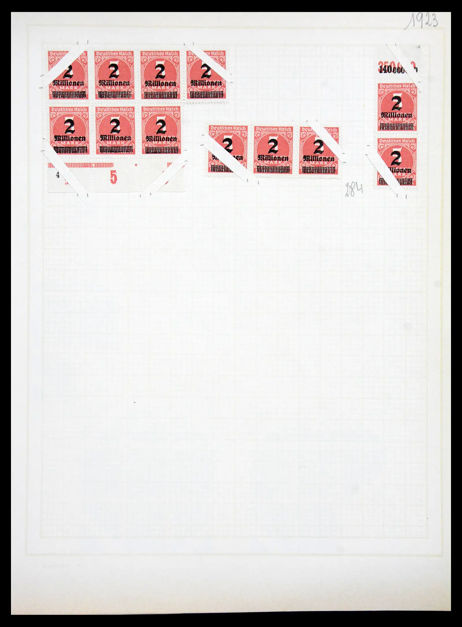 41271 0001 41271 Germany sheets/part sheets 1922-1943. - Image 1