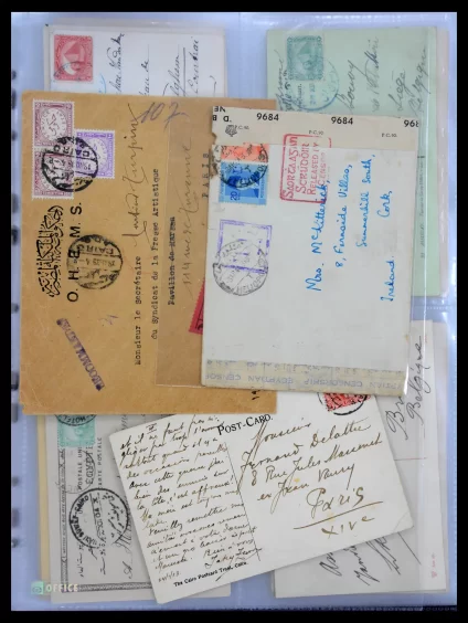 41276 Egypt letters and postcards 1890-1930. - Image 1