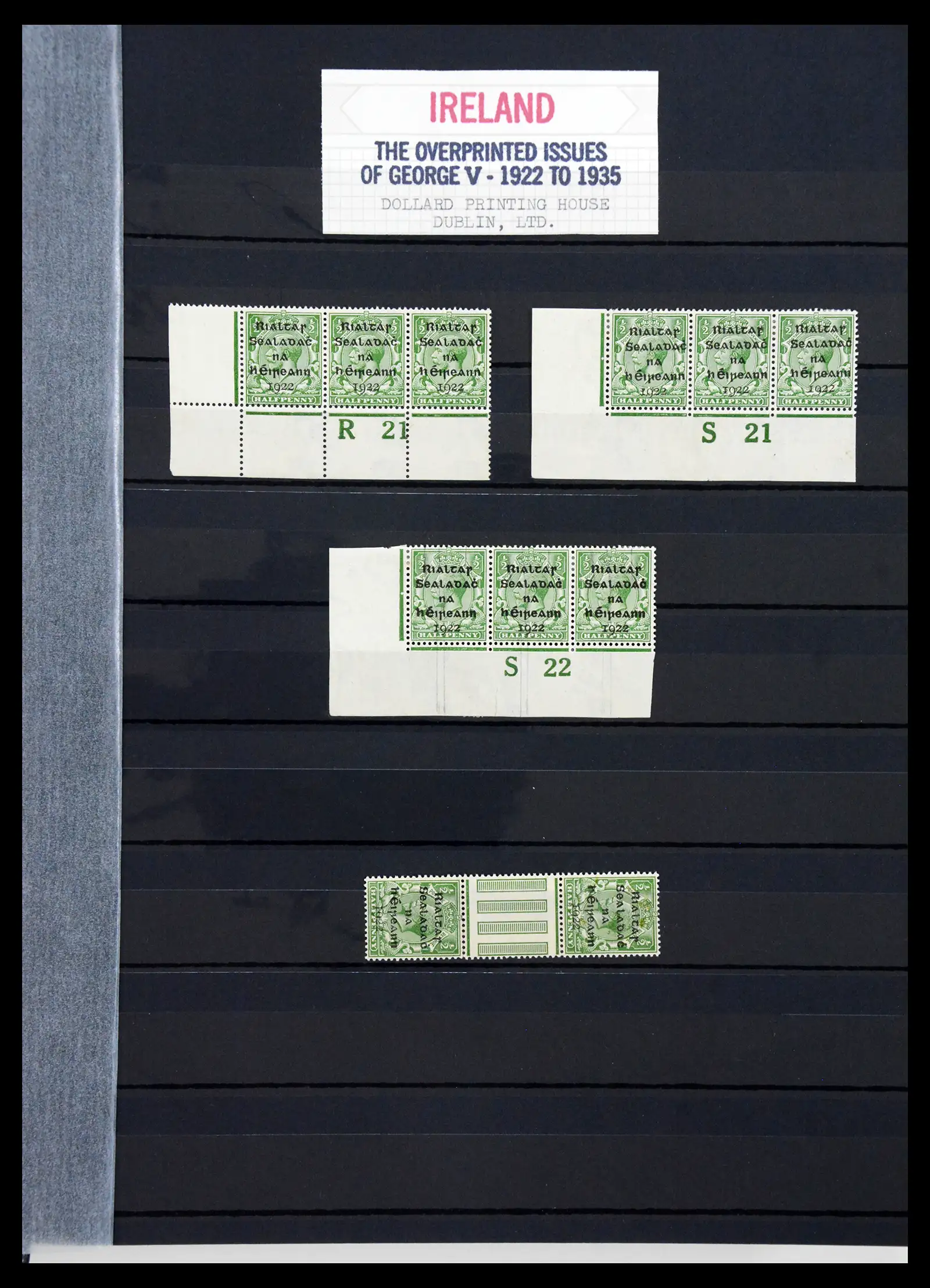 41310 0001 41310 Ireland overprints specialised 1922-1935. - Image 1