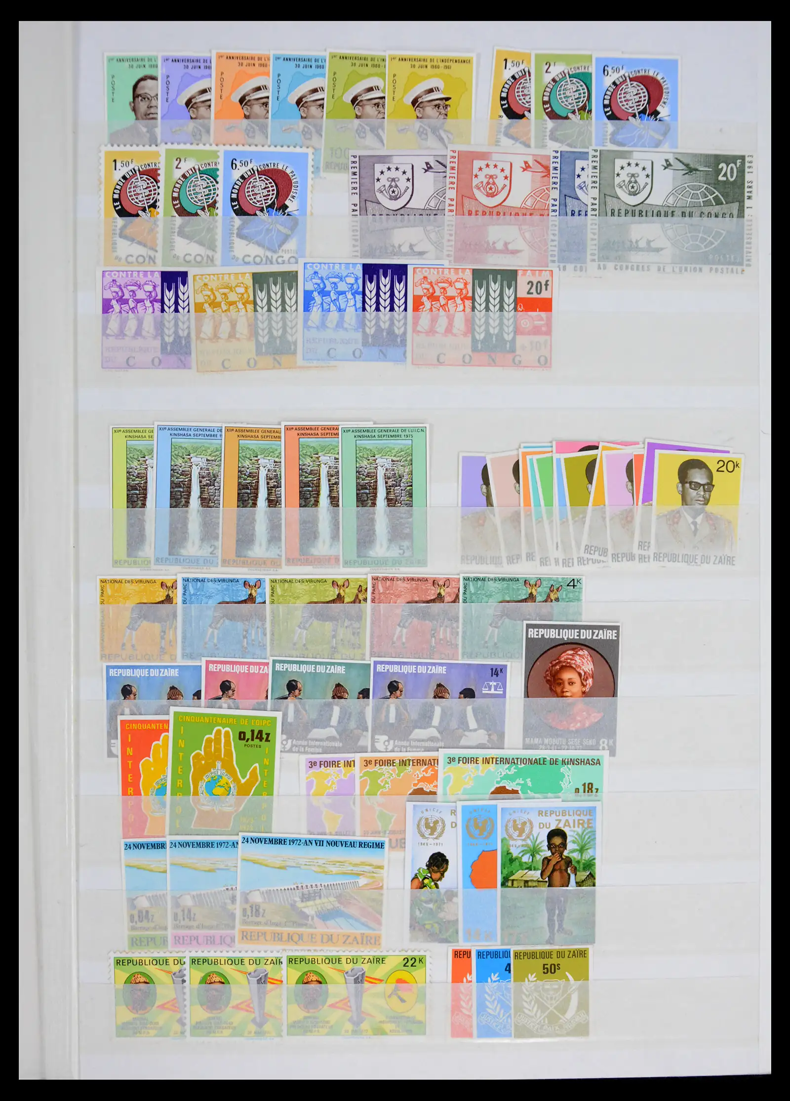 41431 0001 41431 Belgium Congo and Zaire 1962-1986. - Image 1