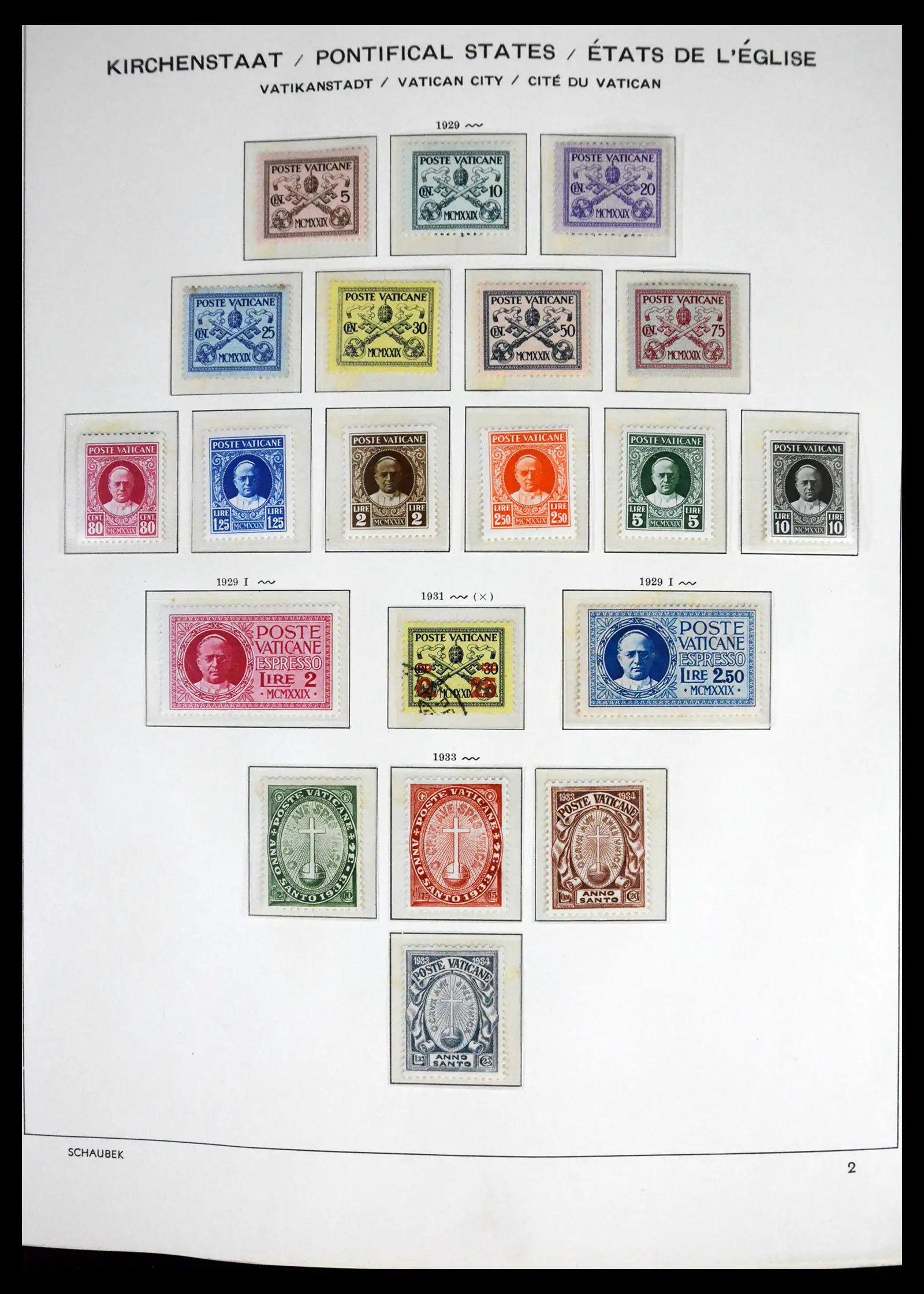 41556 0001 41556 Vatican complete 1929-1983. - Image 1