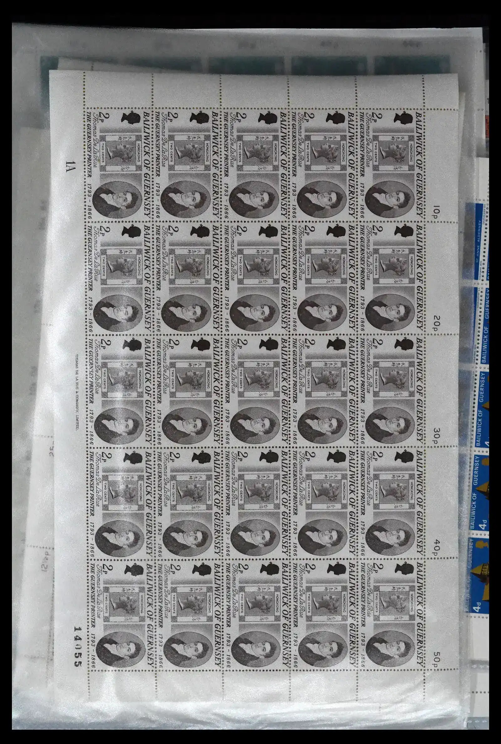 41669 0001 41669 Guernsey complete sheets 1969(!)-1975. - Image 1