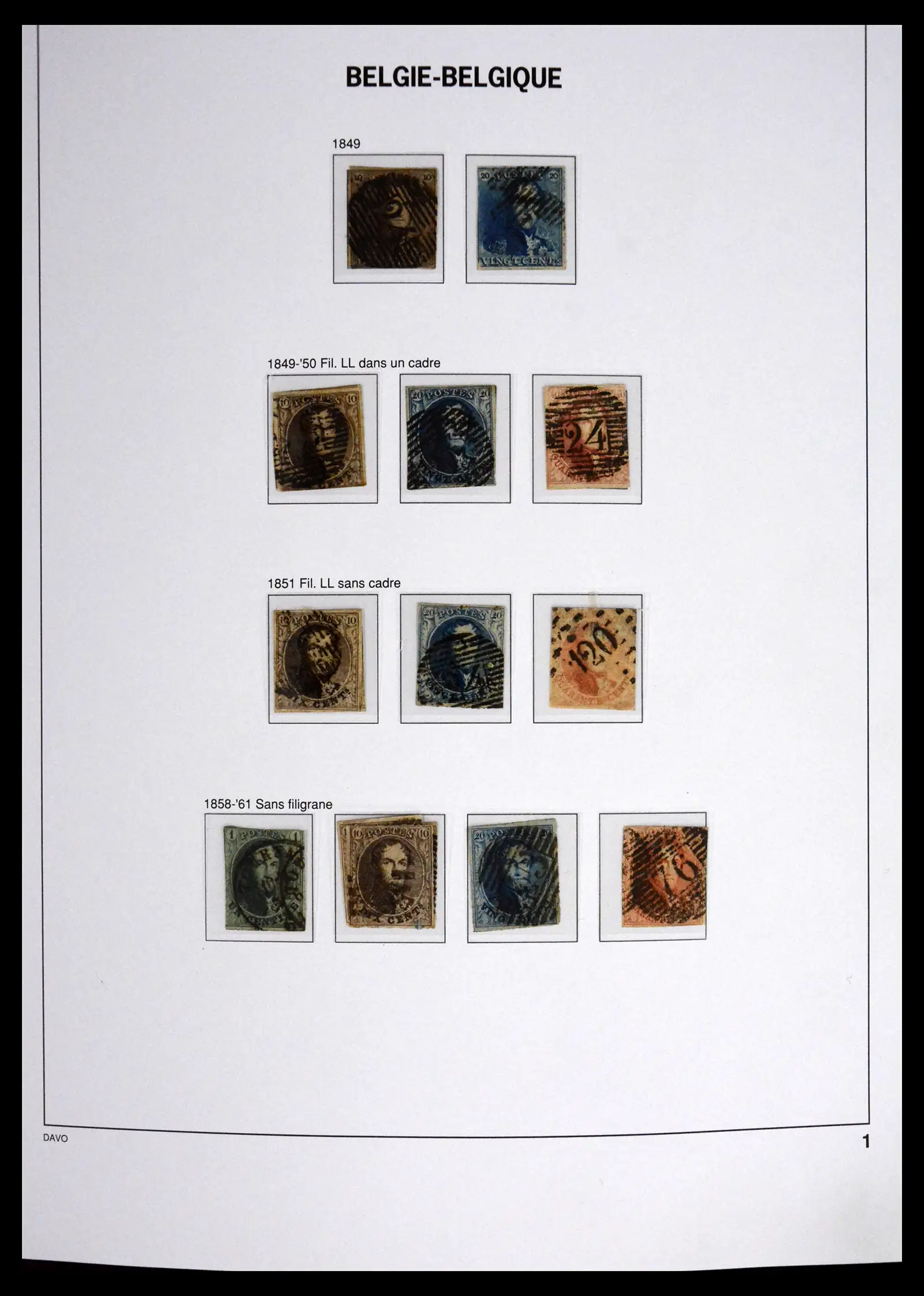 41764 0001 41764 Belgium 1849-1949. - Image 1