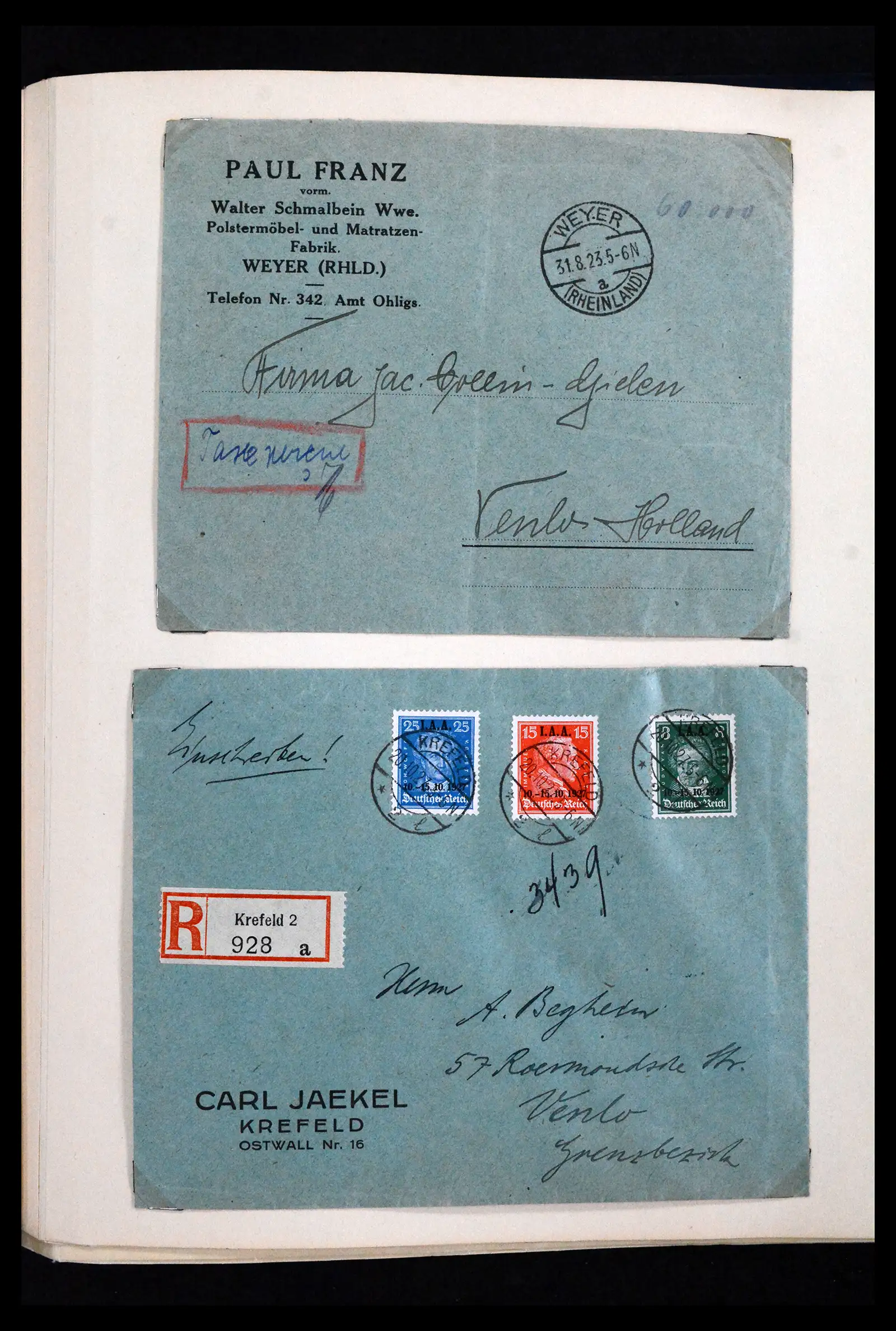41723 0001 41723 Germany covers 1927-1950. - Image 1