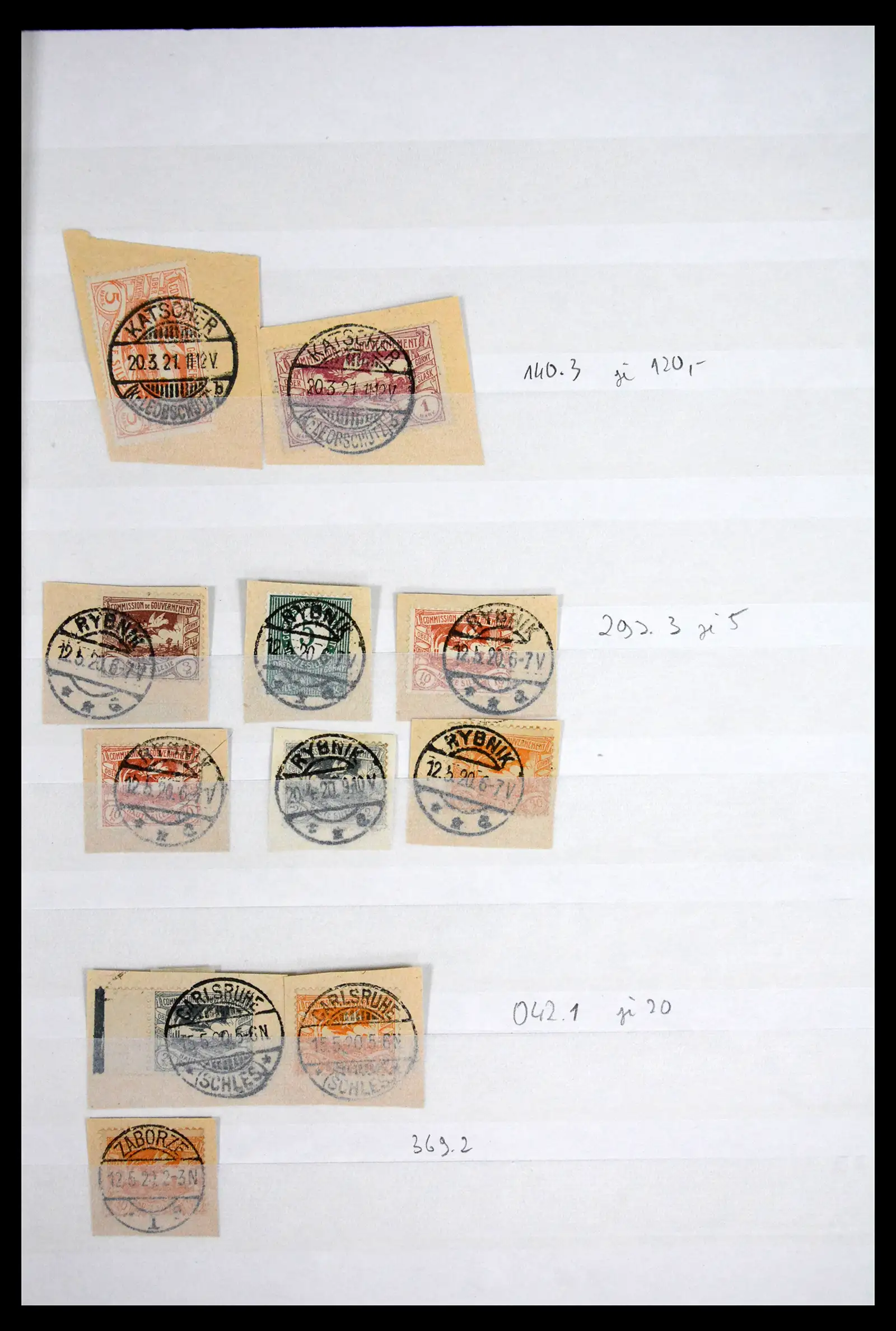 41786 0001 41786 Germany Oberschlesien 1920. - Image 1