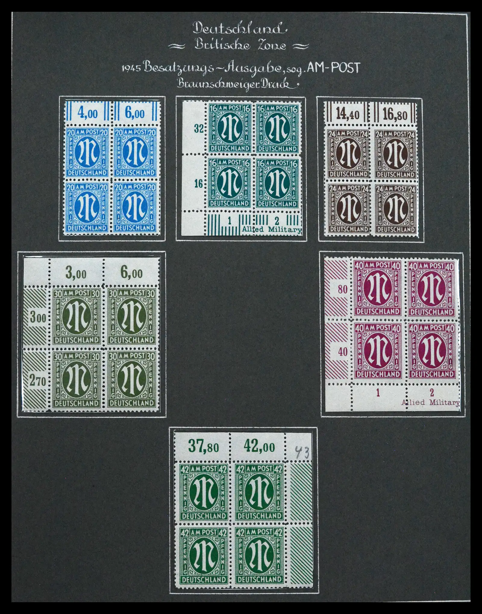 41791 0001 41791 Germany bizone 1945-1949. - Image 1