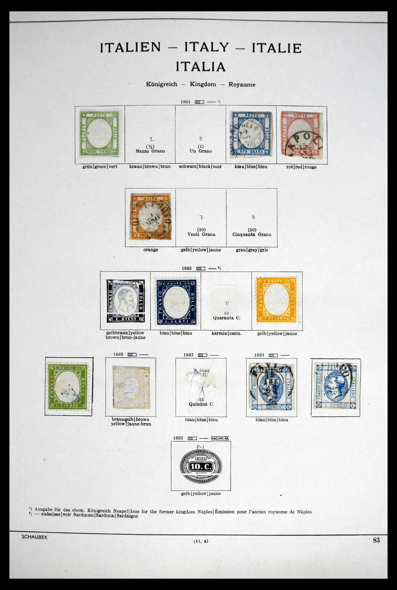 41801 0001 41801 Italy 1861-1945. - Image 1