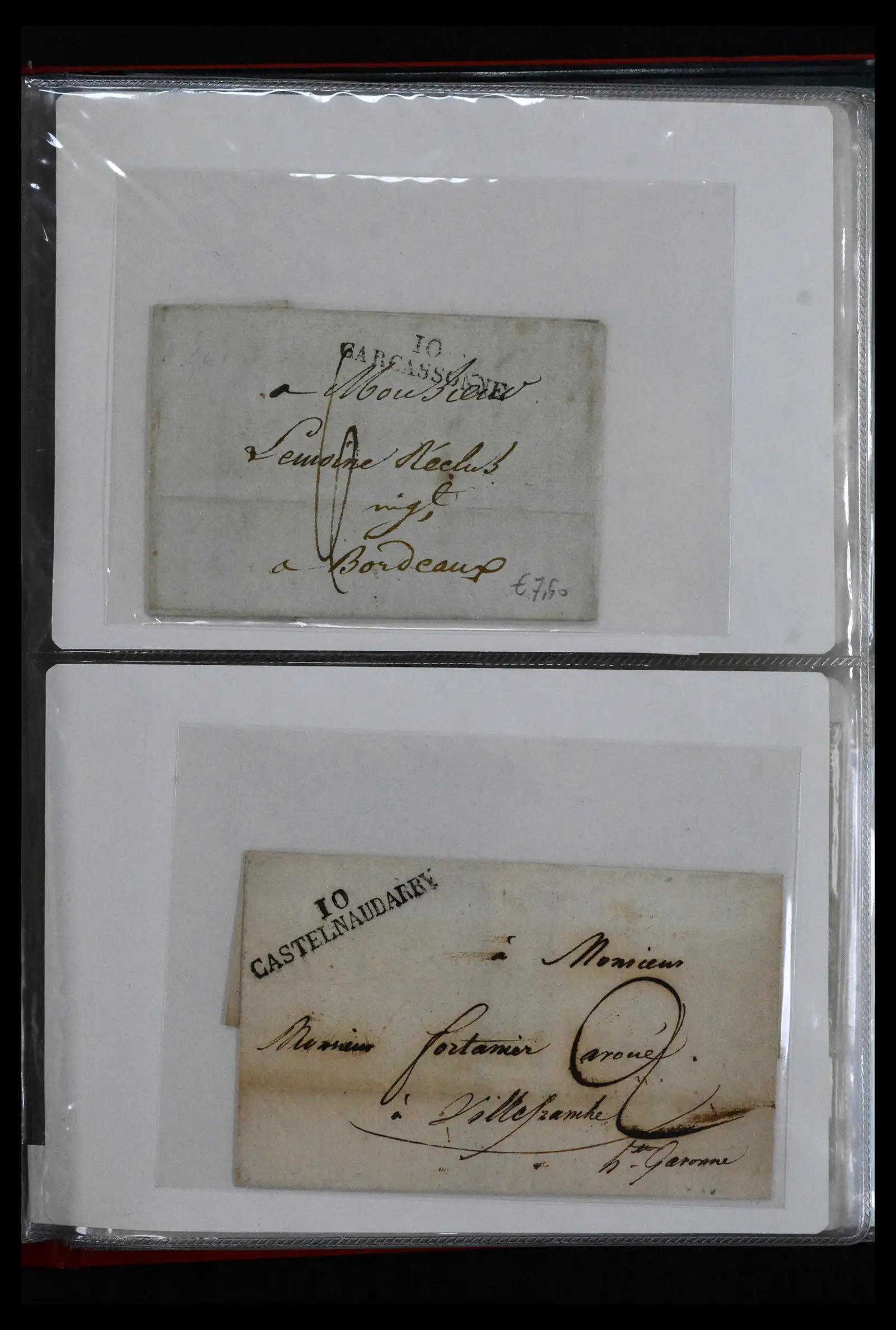 41927 0001 41927 Belgium/France pre-stamp covers 1712-1839! - Image 1