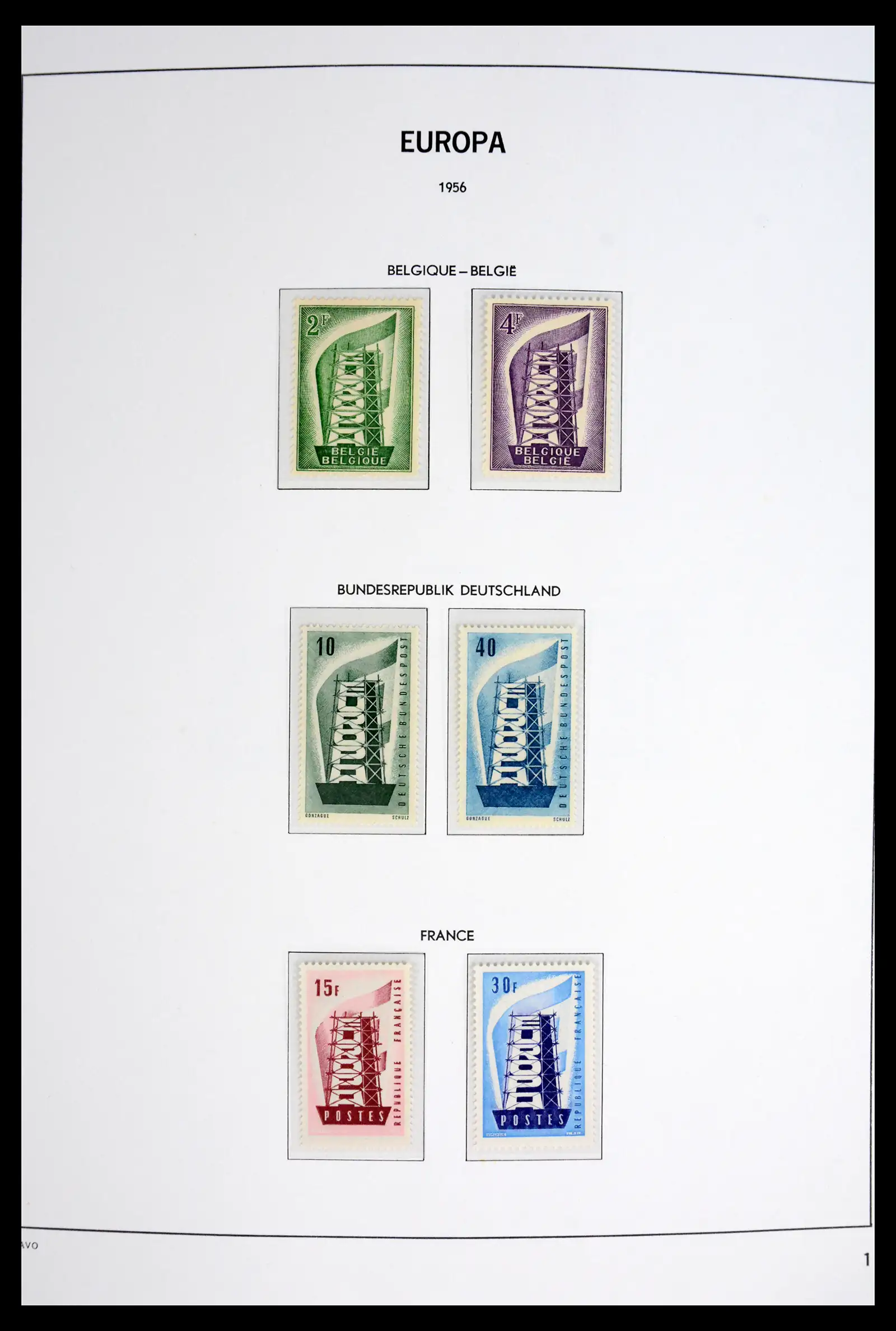 42075 Europa Cept complete mnh 1956-2012!