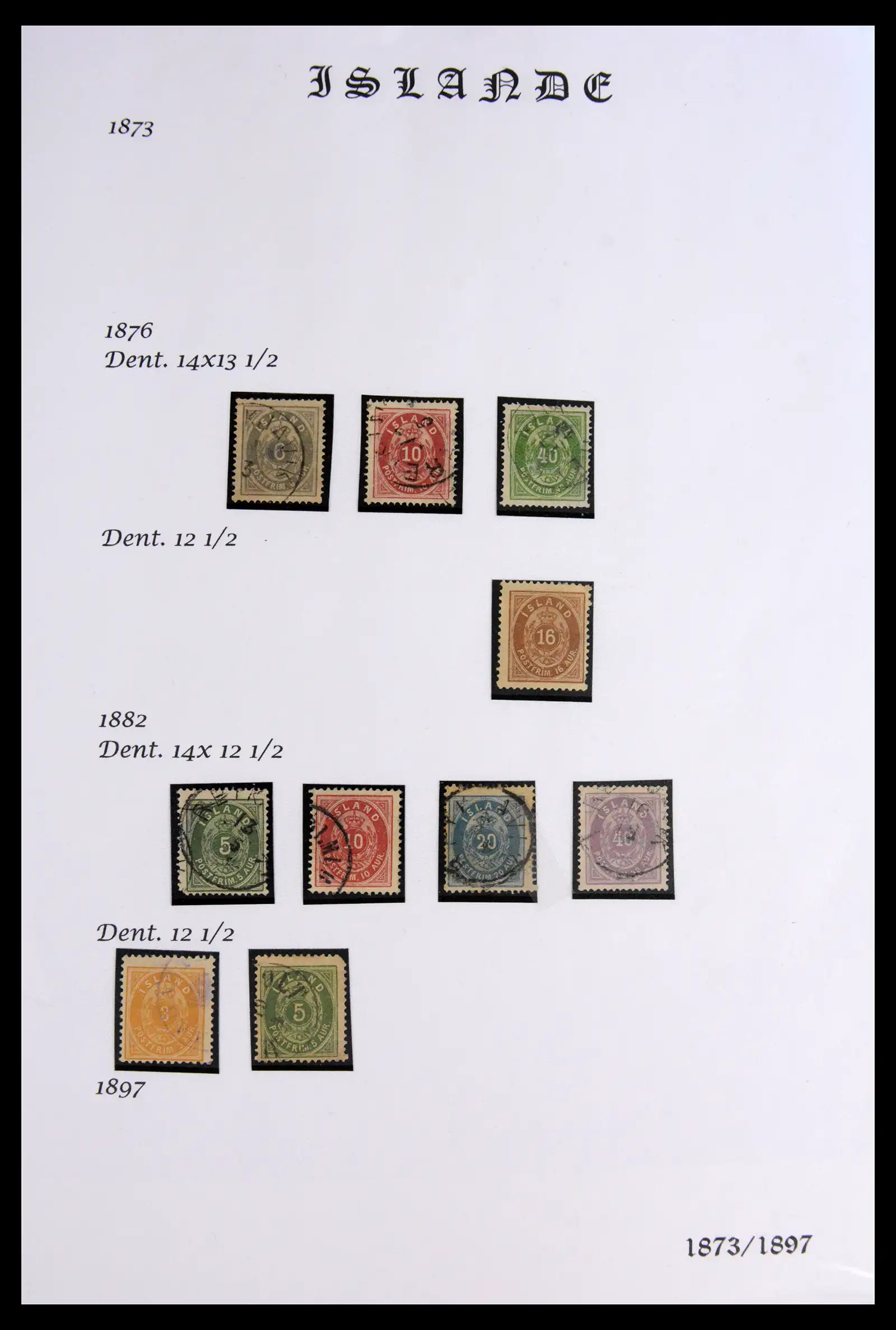42093 0001 42093 Iceland 1876-2016. - Image 1
