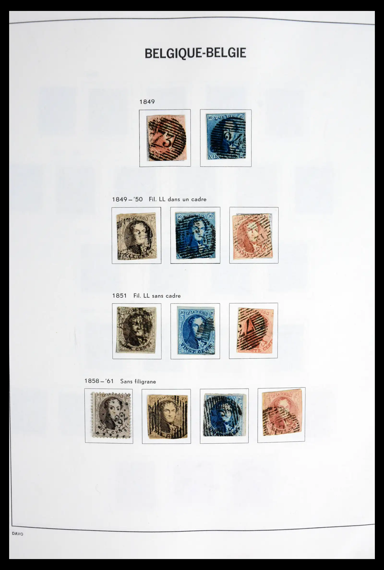 42062 0001 42062 Belgium 1849-1991. - Image 1