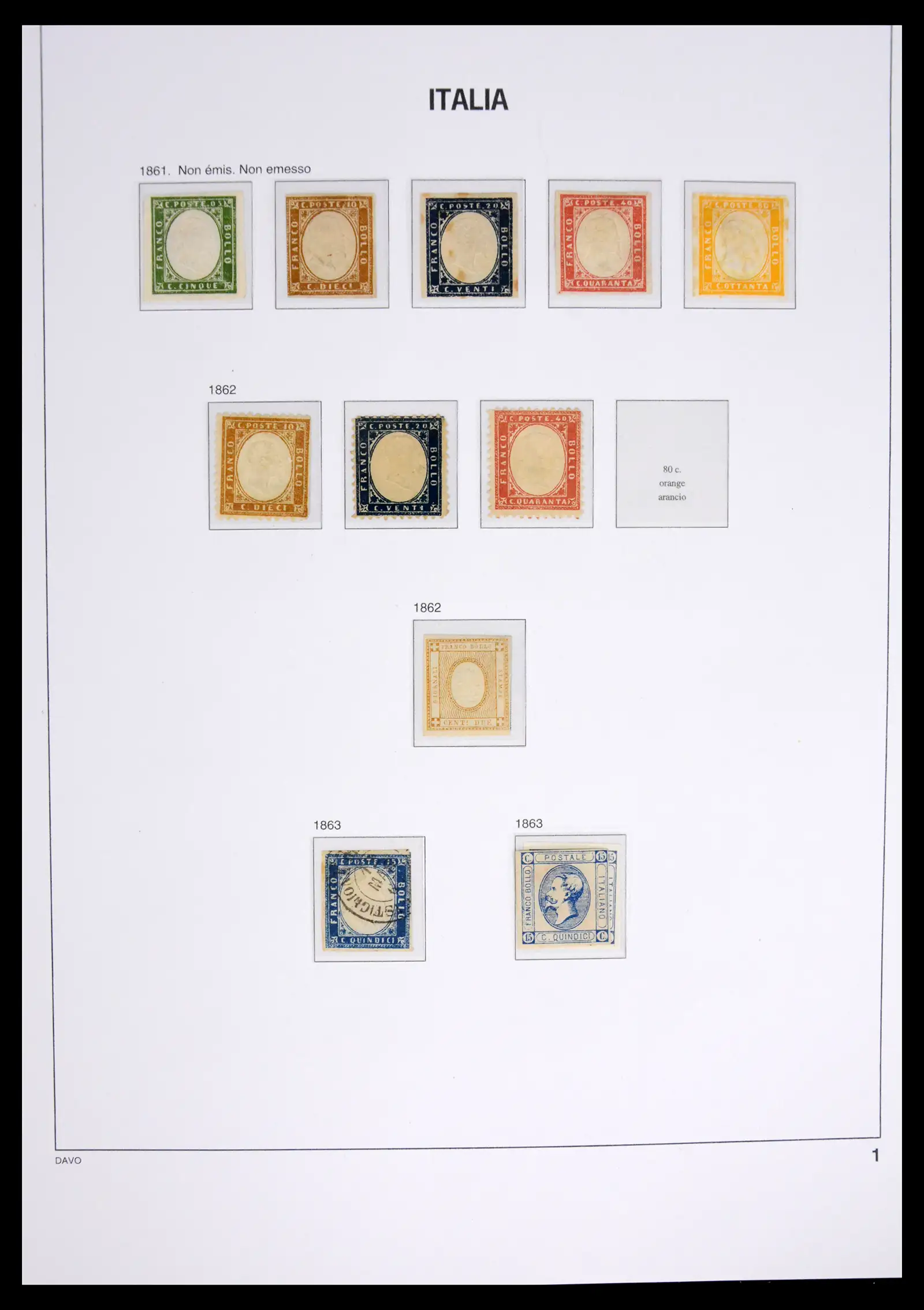 42035 0001 42035 Italy 1861-1938. - Image 1