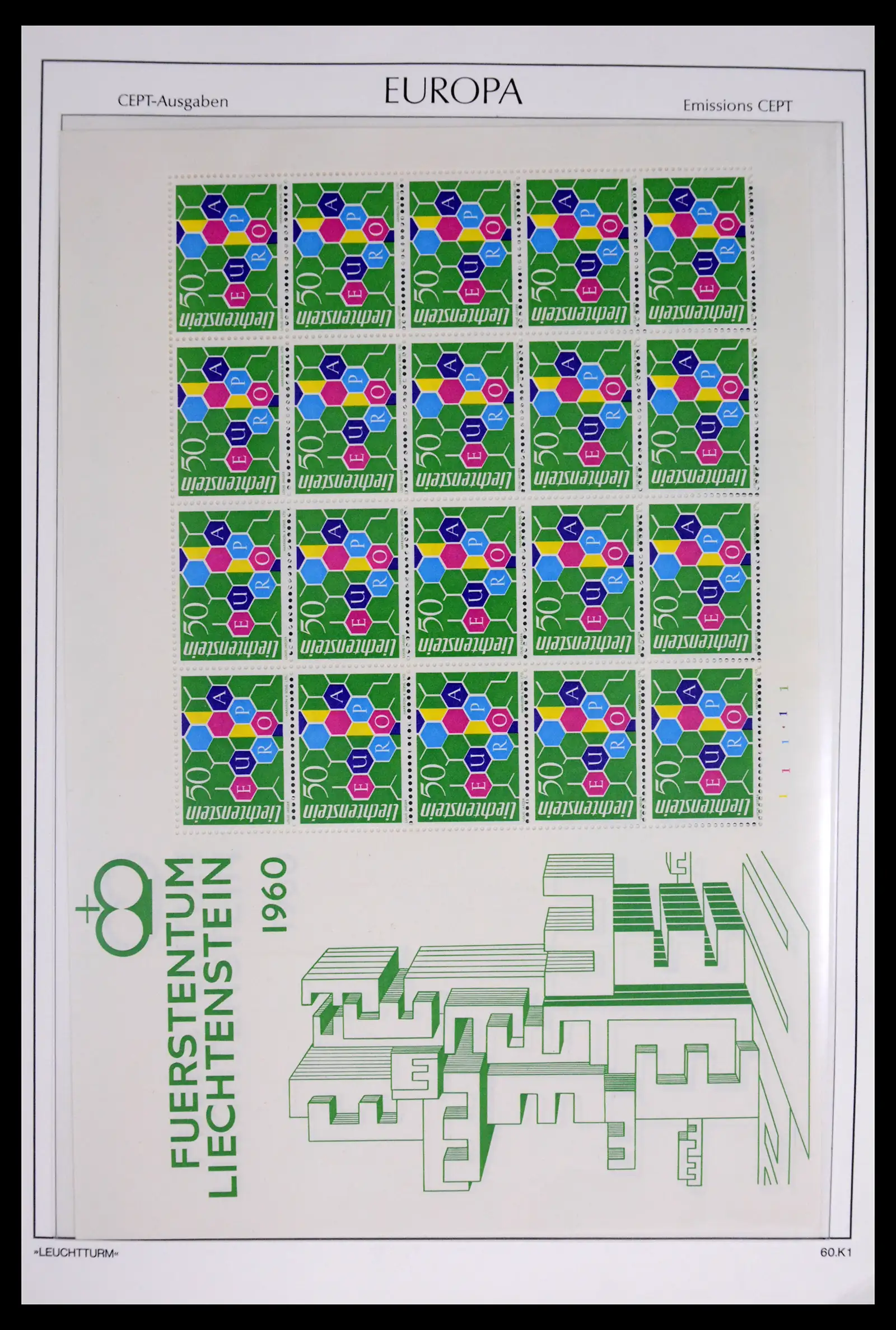 42203 0001 42203 Europa Cept sheetlets complete 1960-1994. - Image 1
